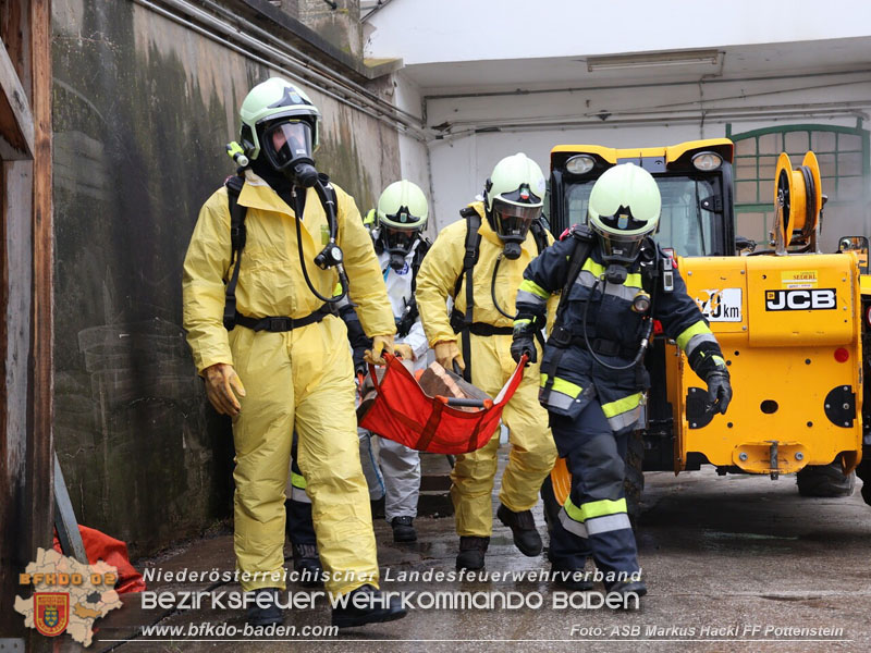 20251011_Gemeinsame Einsatzübung am Kremesberg  Foto: ASB ÖA Markus Hackl FF Pottenstein