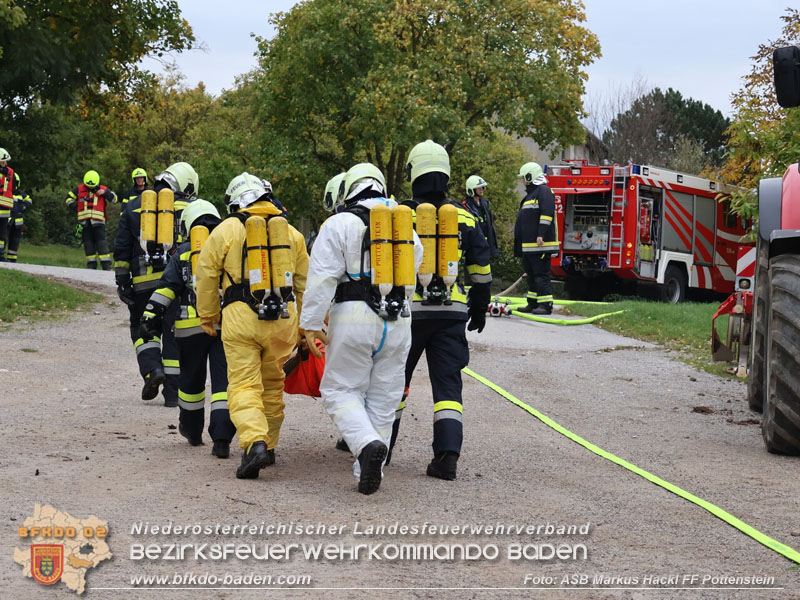 20251011_Gemeinsame Einsatzübung am Kremesberg  Foto: ASB ÖA Markus Hackl FF Pottenstein