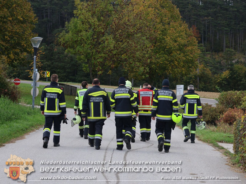 20251011_Gemeinsame Einsatzübung am Kremesberg  Foto: ASB ÖA Markus Hackl FF Pottenstein