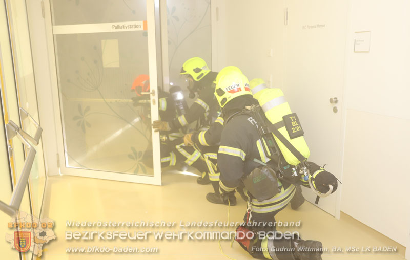 20251105_Einsatzkräfte trainierten den Ernstfall - Erfolgreiche Feuerwehrübung am Klinikstandort Baden Foto: Landesklinikum Baden-Mödling
