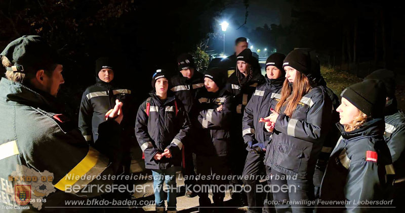 20251108_Nachtwanderung der Feuerwehrjugend des Bezirks Baden in Aigen