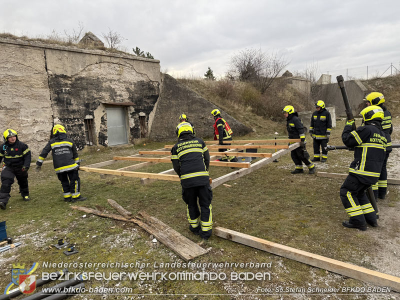 20251122_1. ZUG der 2. KHD Bereitschaft uebt am Gelaende des Tritolwerk  Foto: S5 Stefan Schneider BFKDO BADEN