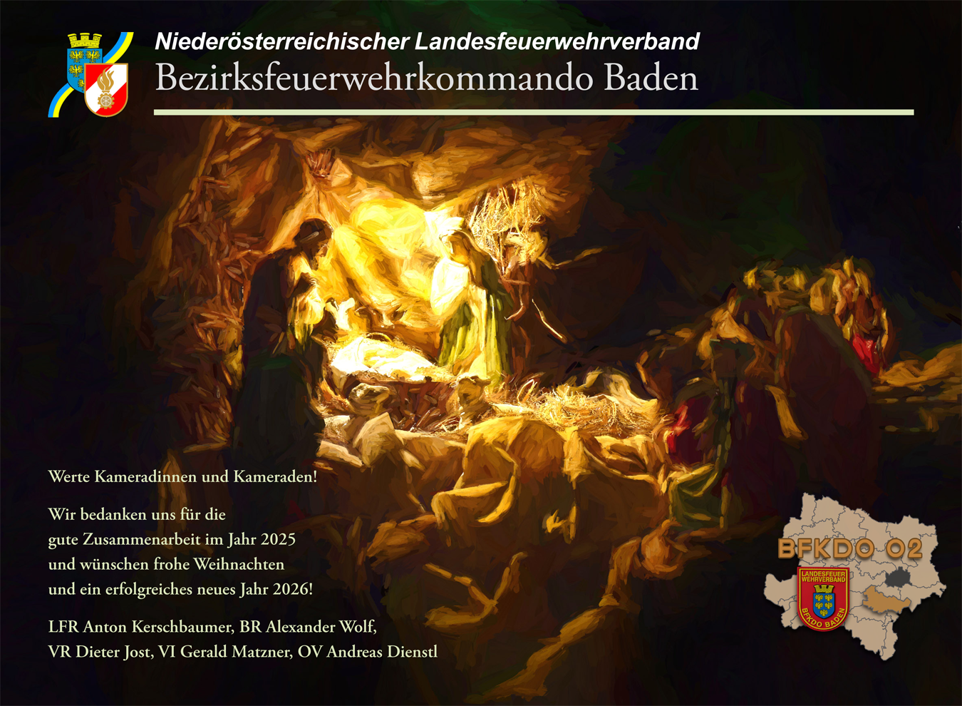 Weihnachtsgrüße BFKDO BADEN