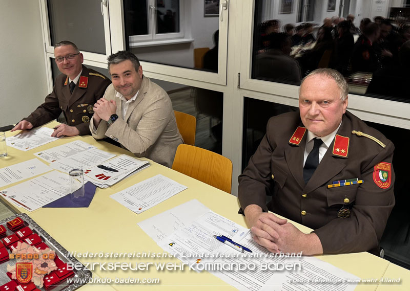 20260130_Jahreshauptversammlung und Neues Kommando bei der FF Alland gewählt  Foto: FF Alland