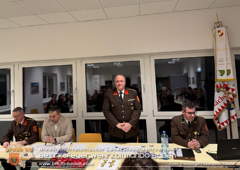 20260130_Jahreshauptversammlung und Neues Kommando bei der FF Alland gewählt  Foto: FF Alland