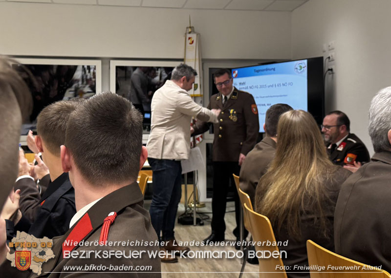 20260130_Jahreshauptversammlung und Neues Kommando bei der FF Alland gewählt Foto: FF Alland
