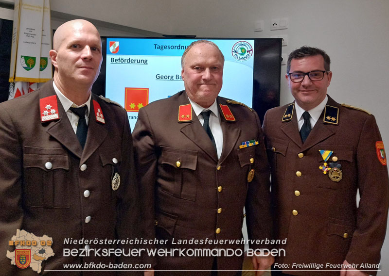 20260130_Jahreshauptversammlung und Neues Kommando bei der FF Alland gewählt Foto: FF Alland