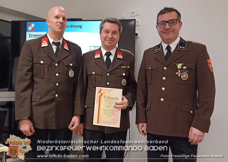20260130_Jahreshauptversammlung und Neues Kommando bei der FF Alland gewählt Foto: FF Alland
