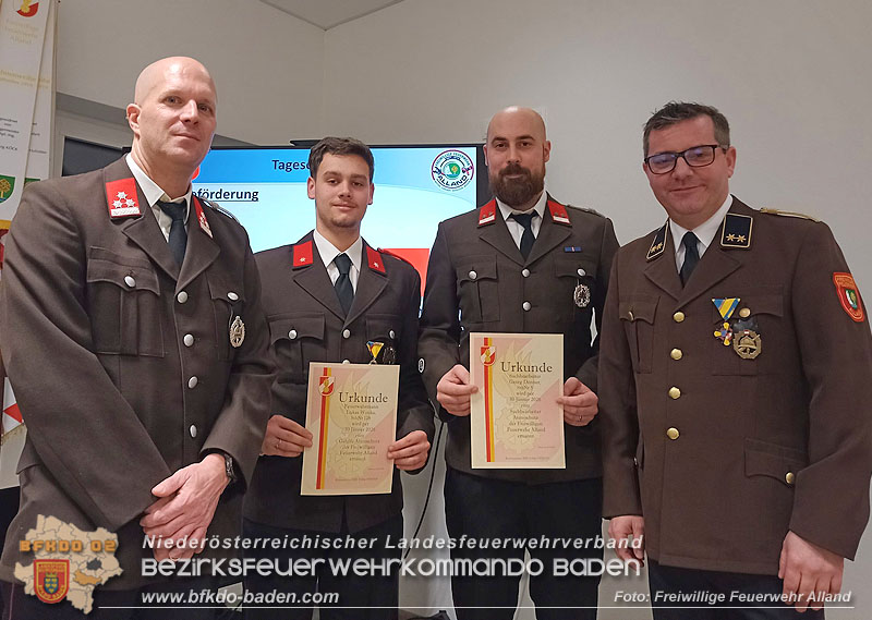 20260130_Jahreshauptversammlung und Neues Kommando bei der FF Alland gewählt Foto: FF Alland