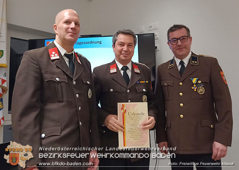 20260130_Jahreshauptversammlung und Neues Kommando bei der FF Alland gewählt Foto: FF Alland