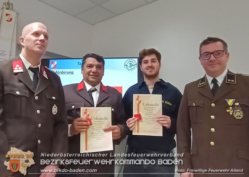 20260130_Jahreshauptversammlung und Neues Kommando bei der FF Alland gewählt Foto: FF Alland