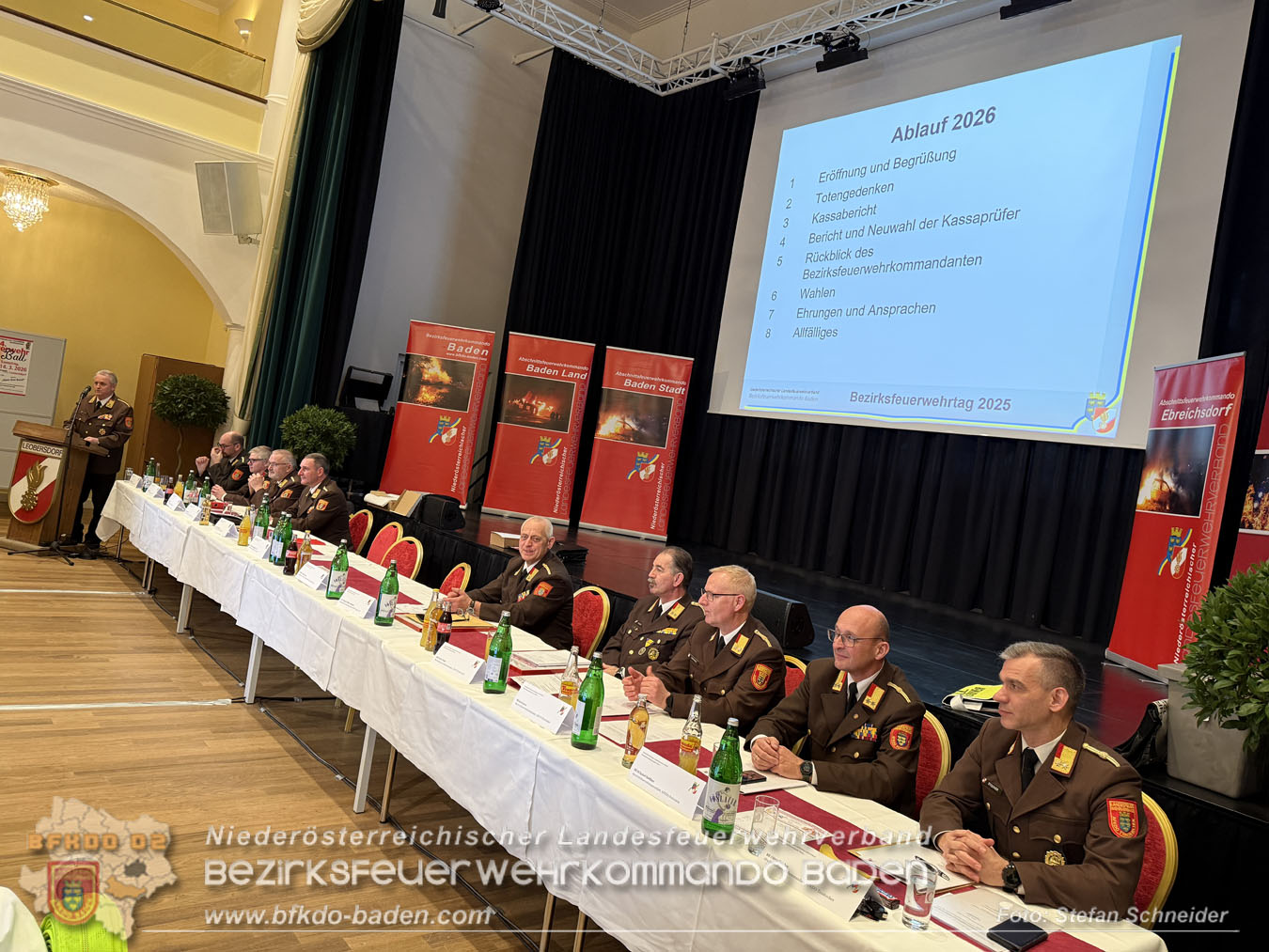 Bezirksfeuerwehrtag und Wahlen 2026 Feuerwehrbezirk BADEN  Foto: Stefan Schneider BFKDO BADEN