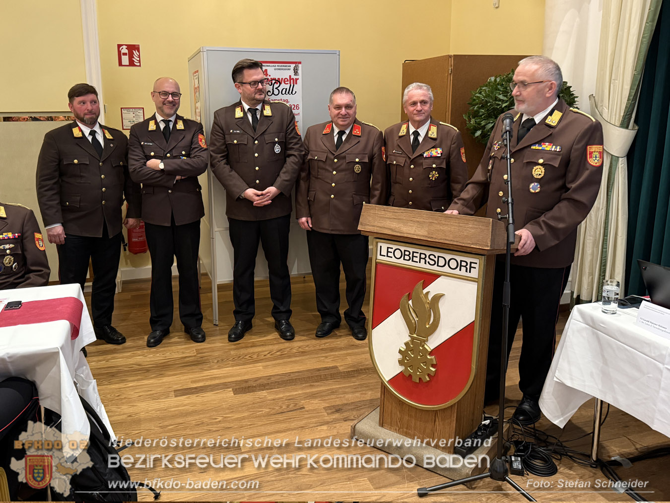 Bezirksfeuerwehrtag und Wahlen 2026 Feuerwehrbezirk BADEN  Foto: Stefan Schneider BFKDO BADEN